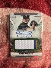 2025 Topps Pro Debut - Jumbo Relic Autographs Noah Schultz #/500 ( 3 Colors)