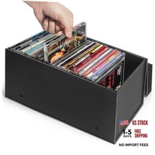 CD Storage Box, CD Holder Store 30 Jewel Cases, Disc Holder Media Storage