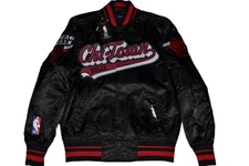 Pro Standard MENS Chicago Bulls Chi-Town Satin Jacket BLACK NEW ALL SIZES
