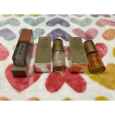 Stila Liquid Eyeshadow and lip oil Sheer Pewter, Galaxy, Moon Dust Glitter