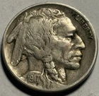 1917 Buffalo Nickel — Circulated, Original Surfaces 🔥 Full Date Example