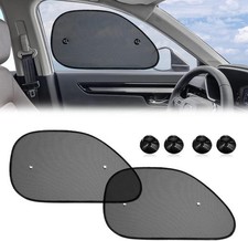 Universal Car Window Shade 2 Pack, UV and Sun Glare Protection for Baby Kids Pet