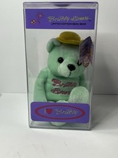 Vintage Britney Spears Limited Edition Bean Bear . Rare Bear Collectible In Case