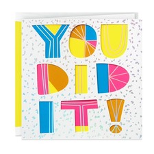 Hallmark Signature Congratulations Card or Graduation 1 card, You Did It