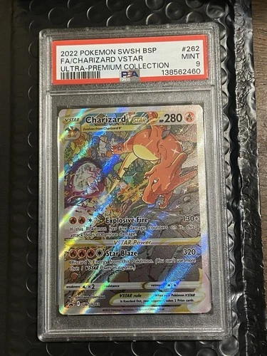 Charizard VSTAR SWSH262 Black Star Promo Sword & Shield PSA 9