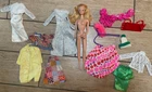 Vintage 1984 Mattel My First Barbie Doll Theatre with 60's Clothes Some TLC