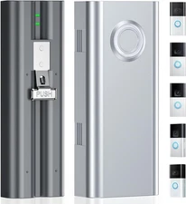 Powerextra 14,800 mAh Ring doorbell Extra long lasting battery replacement.