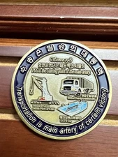 ROK Republic of Korea Port Operations Group Challenge Coin