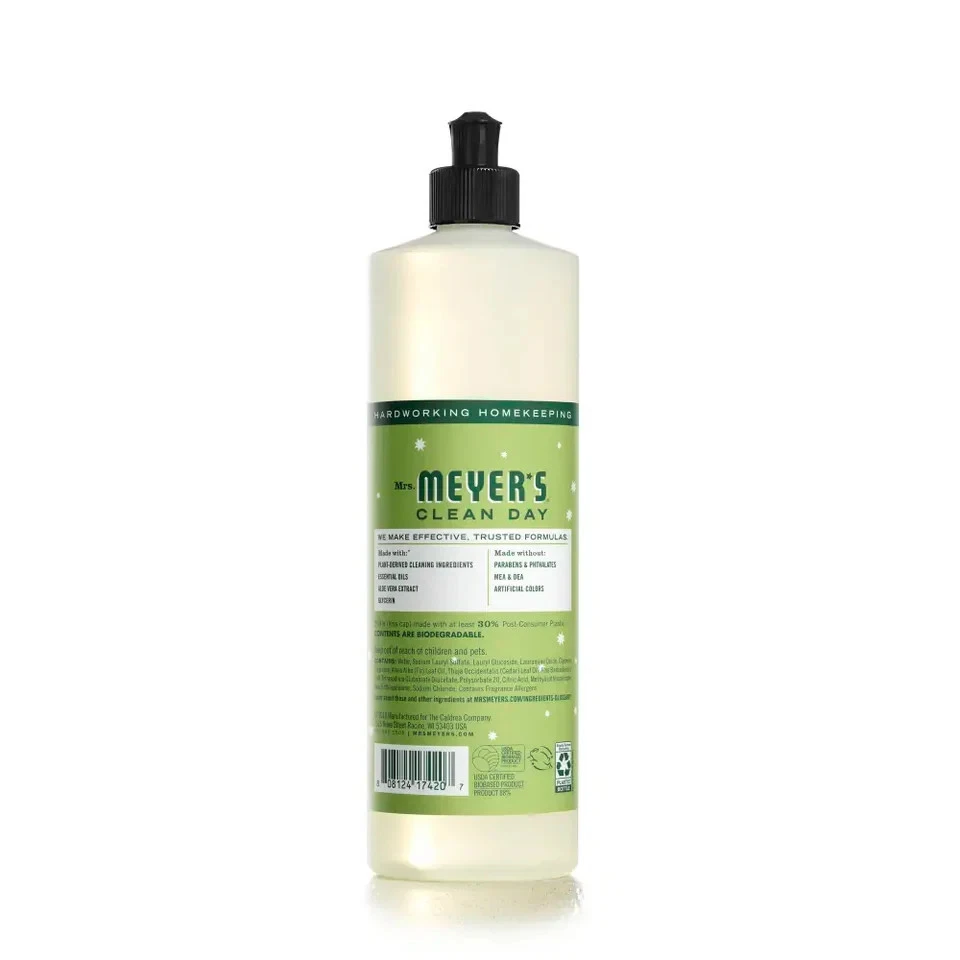 3 Pack-MRS. MEYER'S CLEAN DAY Liquid Dish Soap, Biodegradable, Iowa Pine 16fl oz - Image 3 of 4