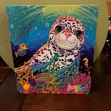 Lisa Frank Vintage 90  s Photo Album Rainbow Reef Skeeter The Seal  BEAUTIFUL 
