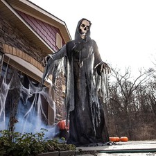 Seasonal Visions Towering Reaper Animated Prop 10' Halloween Animatronic