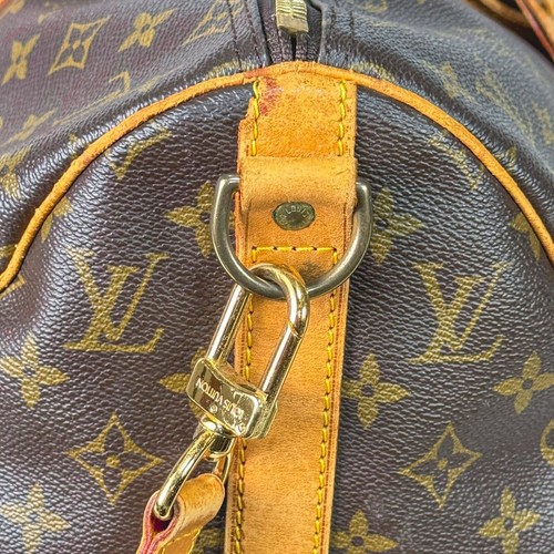 LOUIS VUITTON Monogram Keepall 45 Bandouliere Duffle Bag M41418【Rank B】 - Picture 20 of 24