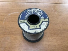Vintage Malin Company 22 Gauge Wire With Original Spool