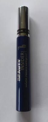 P2 BEAUTY  INSIDER VOLUME  MASCARA  WATERPROOF. EXTREME BLACK 
