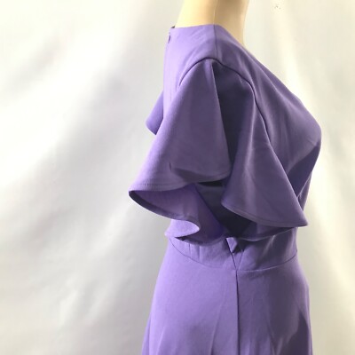 Dress Tells High-Low Swing Dress Empire Waist Ruffled Sleeve Size M Purple New | eBay Dress Tells High-Low Swing Dress Empire Waist Ruffled Sleeve Size M Purple New | eBay