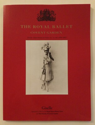 ROYAL BALLET ROH COVENT GARDEN GISELLE 2001/2002 PROGRAMME RARE COLLECTABLE