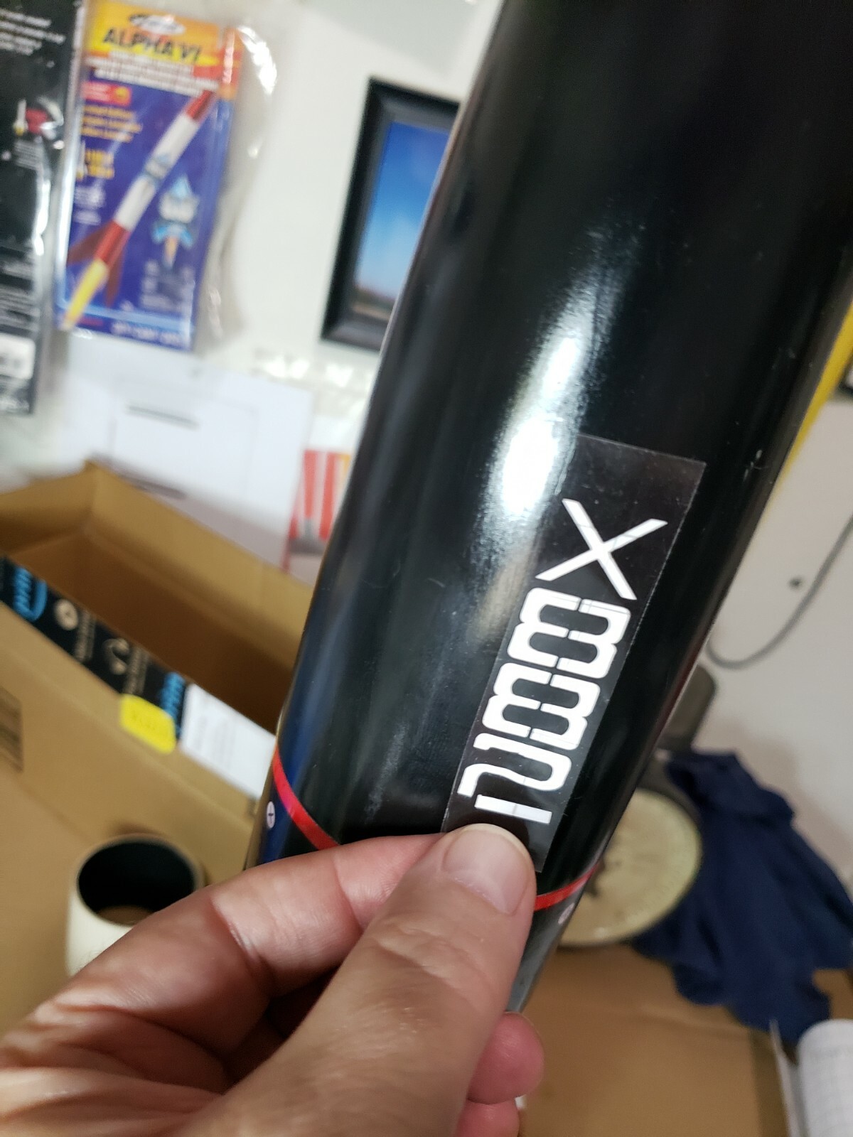 White Decals For Estes Der Big Red Max Model Rocket Kit