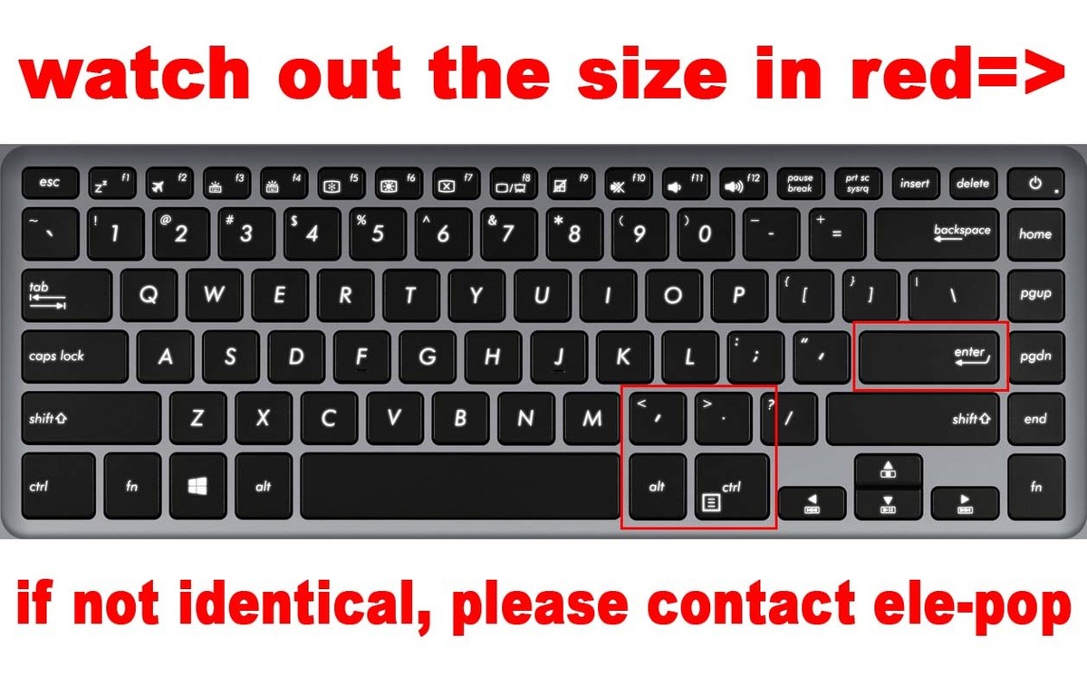 Keyboard skin Cover Protector fr Asus F510UA S510UA S510UN F505ZA