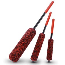 Cepillos para llantas de Microfibra - Kit 3 cepillos limpieza llantas y ruedas
