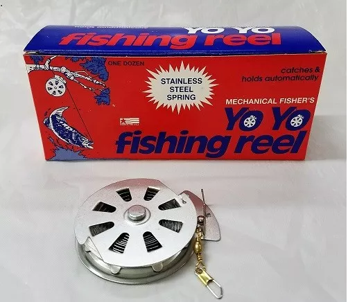 2 DZ YOYO AUTOMATIC FISHING REELs, 2 BOXS OF 12 YOYOS (MECHANICAL FISHERS)