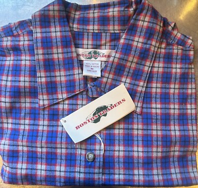 NWT Men's BOSTON TRADERS CLASSIC  COLOR SCHEME PLAID Flannel Shirt Size M