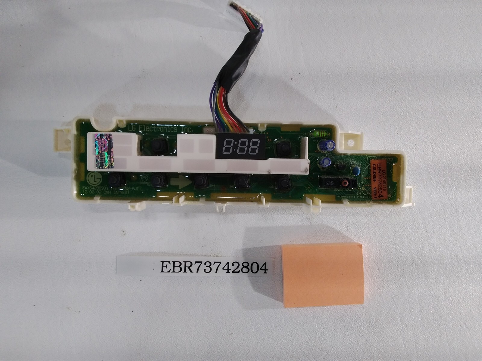 LG Dishwasher Display Board P/N EBR73742804 eBay
