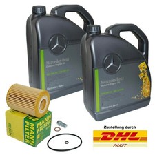 ORIGINAL Mercedes-Benz Motoröl 5W30 MB 229.52 10 Liter mit MANN HU821x ORIGINAL Mercedes-Benz Motoröl 5W30 MB 229.52 10 Liter mit MANN HU821x