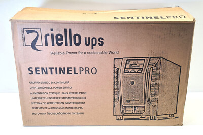 Riello Sentinel Pro UPS SEP 1000 ER ~ USV Stromversorgung 900W 1000VA 4x C13 NEU