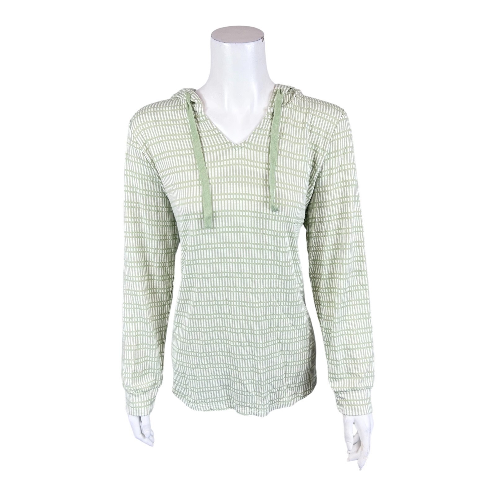 AnyBody Women's Pullover Novelty Dobby Hoodie Dusty Sage Medium Size | eBay