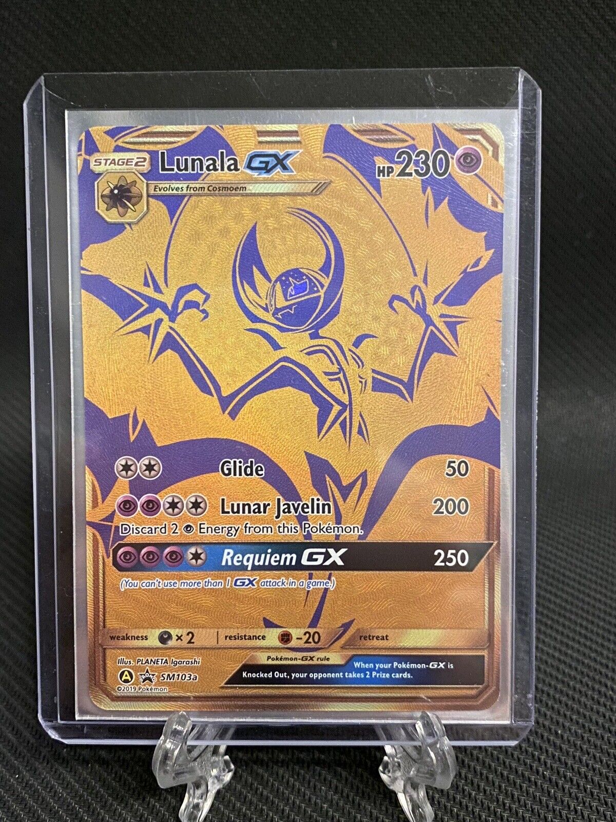 Mavin  Carte POKEMON - Lunala GX PV 230 SM103 promo - FR