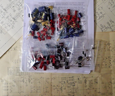 Luxman L-5 amplifier rebuild PARTIAL restoration capacitor upgrade kit repair