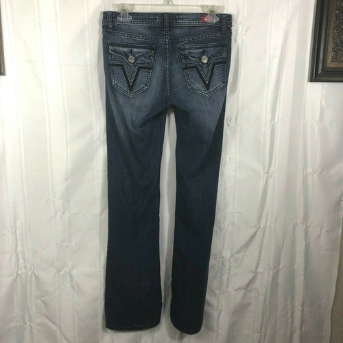 Vigold Blue Damen Gr: 3 Knöchellang Bootcut Leg Medium Wash Denim Jeans - Bild 2 von 6