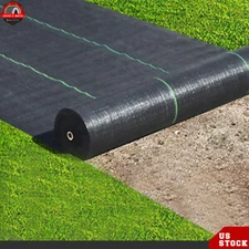 6×150 Feet Woven Garden Ground Weed Cover Landscape Durable Weed Barrier Fabric