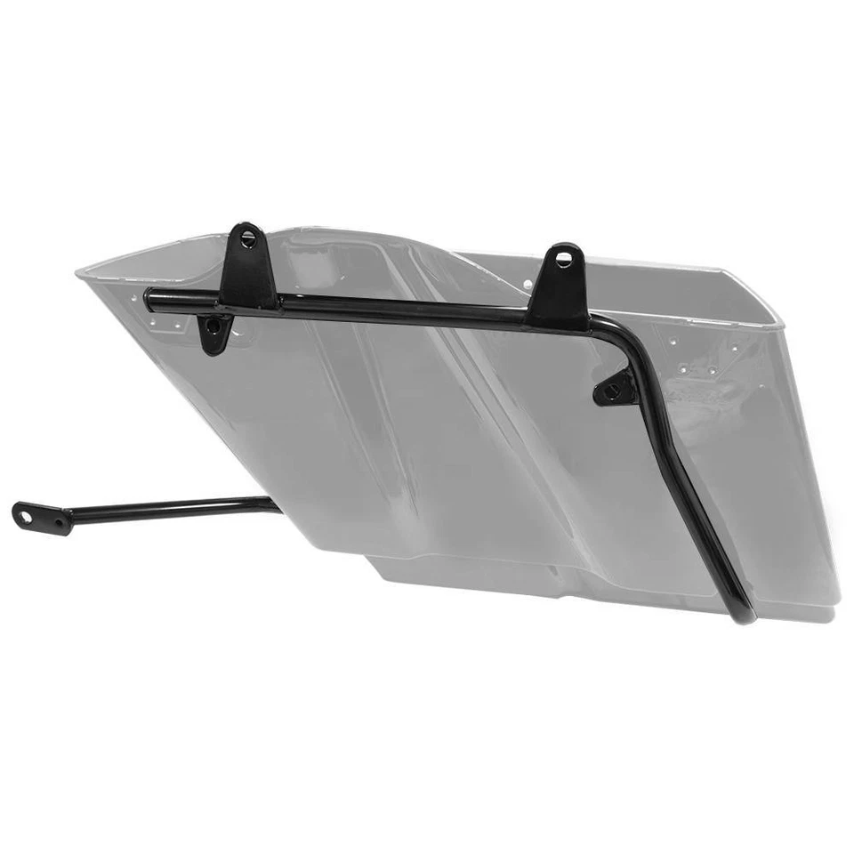 5" Extended Hard Bag Saddlebags Conversion Bracket For Harley Softail 1986-2013 Foto 2 de 4