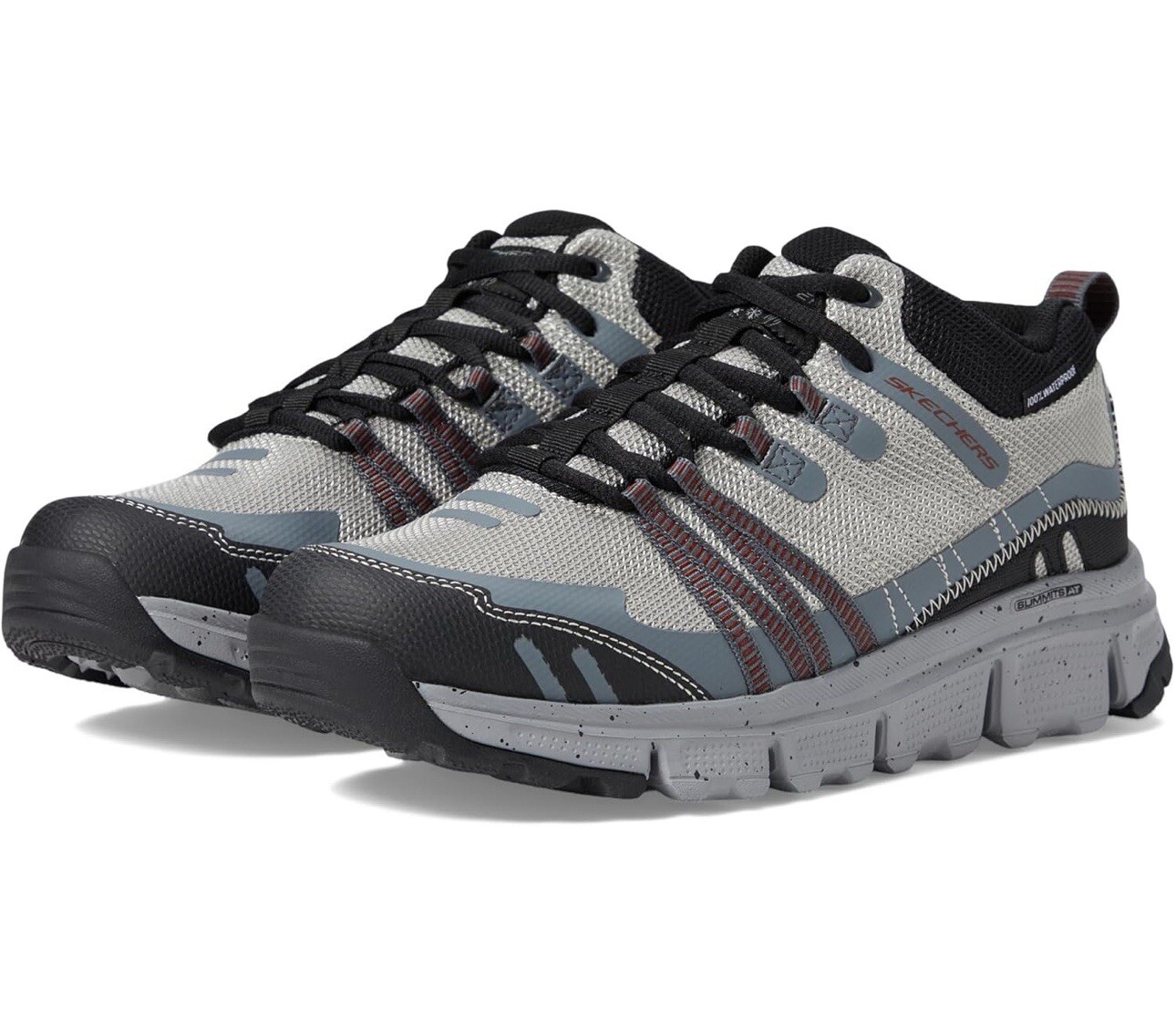 Skechers Men's Summits at Canobie Waterproof Sneaker, Gray, 11