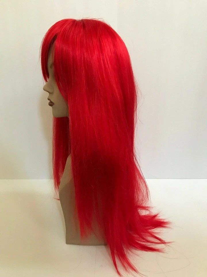 Pelucas de cosplay extra largas coloridas.  Súper recto con flequillo. Nuevo. Foto 2 de 4