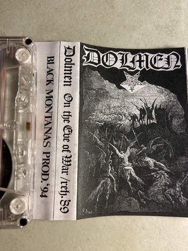 Dolmen On The Eve of War Demo cassette tape double cover Insert Absu - Picture 4 of 5