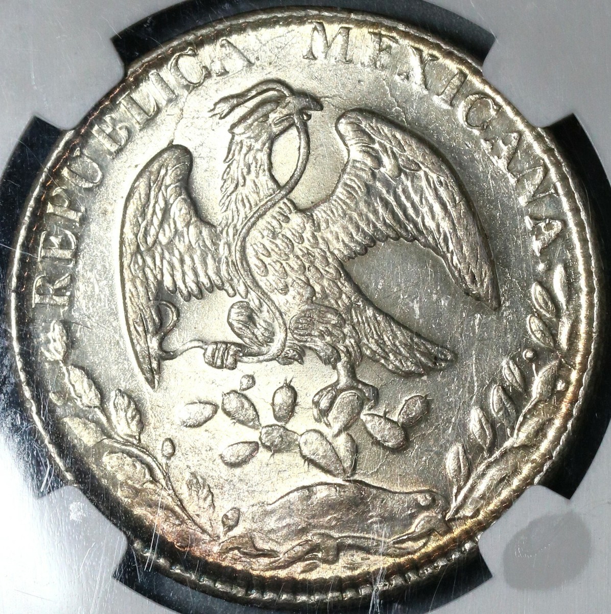 永太郎❗️ 1883-Do NGC MS 62 Mexico 8 Reales Durango Mint Lustrous Silver