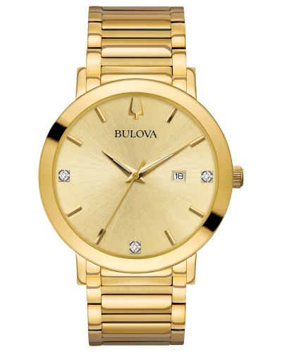 Big  sale, Bulova Sunray diamonds watch Bulova CURV Marc Anthony Diamond Blue Dial Blue Rubber Strap  main image 4