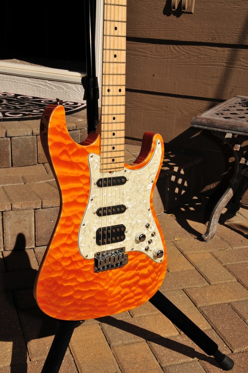 Tom Anderson Drop Top Classic HSS - AAAA Quilt Top Masterpiece | eBay