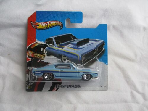 Hot Wheels 2012 HW Showroom '68 Hemi Barracuda Light Blue Sealed In Short Card