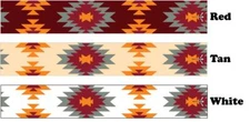 White Water Archery Navajo Print 2 Arrow Wraps 15 Pc Pick Length Width Color