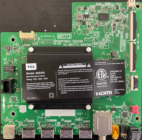 TCL 30800-000498 Main Board for 65S455 | eBay