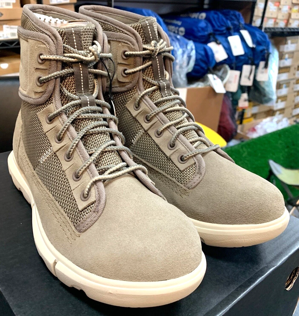 SOREL MEN'S EXPLORER™ MISSION BOOT Wet Sand, Light Clay (US 8.5) NIB