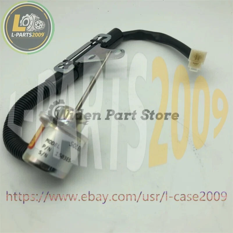 Fuel Shut Off Solenoid Valve 1503ES-12A5SUC9SLC 12V For Kubota D722 D782 - Image 2 of 2