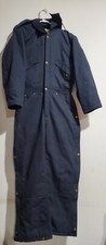 Cabalas Workwear Black Hooded Coveralls Size Small VHTF