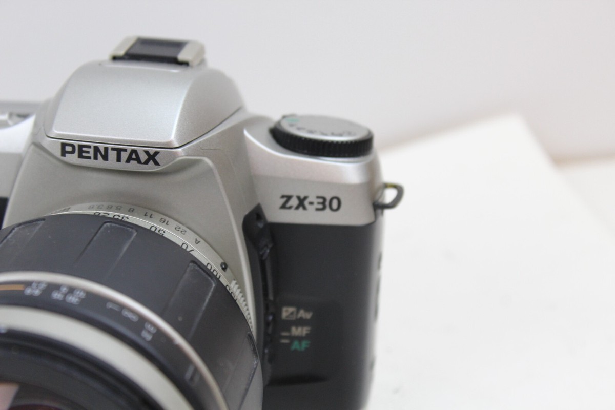 Pentax ZX-30 35mm film camera SLR w/ Tamron AF LD 28-200mm
