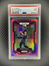 2023 Panini Prizm - Rookies Pink Prizm #311 Bryce Young (RC) PSA 9 