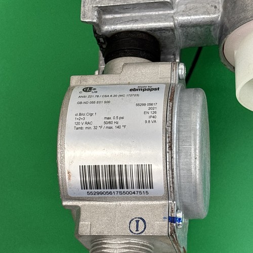 Ebmpapst Blower Motor Gas Valve Venturi NRV118 3000-3612-030310 - Foto 8 di 9
