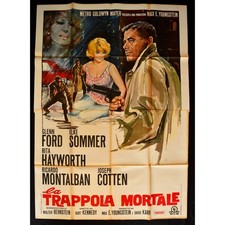 Poster La Trappola Mortale Rita Hayworth Glenn Ford Elke Sommer Cotten Montal